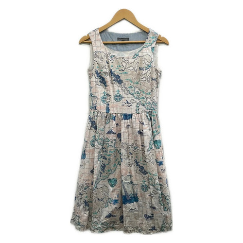 LAURAASHLEY Light Pink Navy Multi Women's Dress