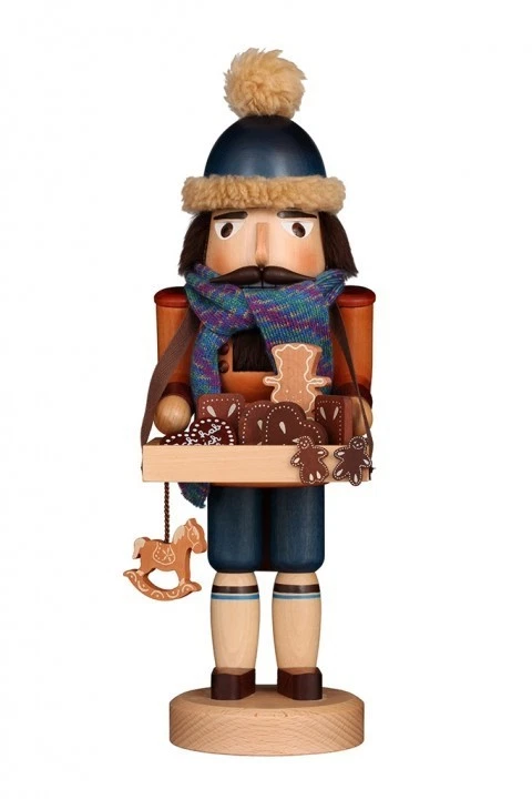 New in Box - Christian Ulbricht Gingerbread Vendor - German Nutcracker - 32-313