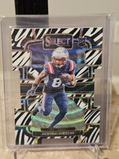 2023 Panini Select Concourse #68 Demario Douglas Die-cut Zebra Prizm Ssp 🦓🦓🦓