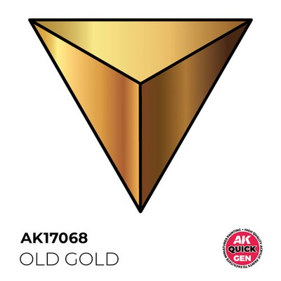 AK Interactive AK17068 Quick Gen Acrylic Old Gold 18 ml