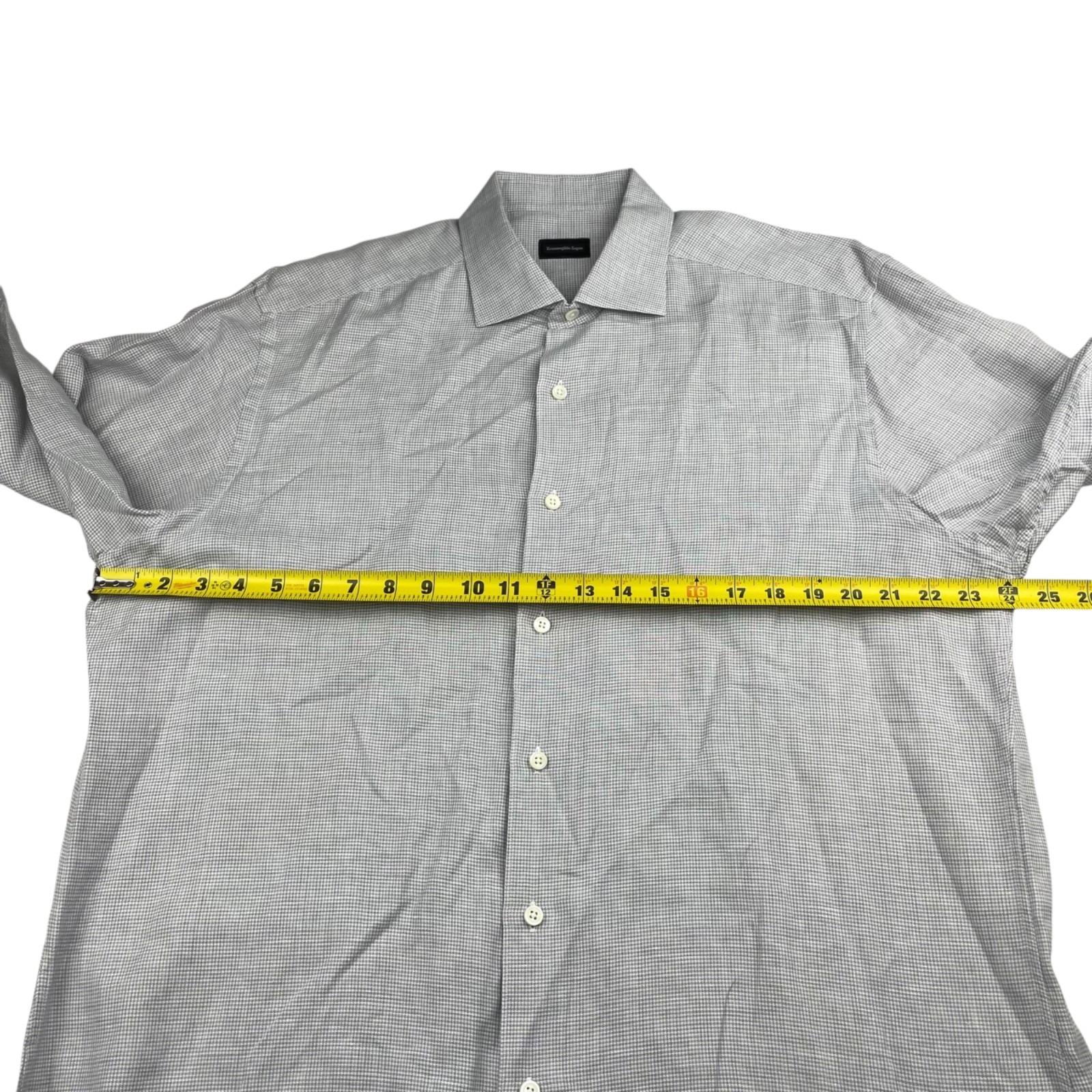 Ermenegildo Zegna Men’s Recent Label Linen Button… - image 8