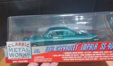 New Classic Metal Works 124 1961 Chevrolet Impala Ss 409 Diecast In Box New Classic Metal Works 124 1961 Chevrolet Impala Ss 409 Diecast In Box