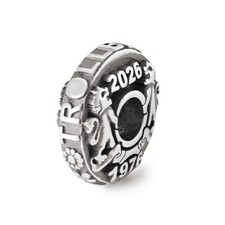 TROLLBEADS Silberbead Jubiläums Münze 925 Sterlingsilber TAGBE-60016