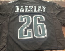 Saquon Barkley Autographed Philadelphia Eagles Jersey BAS Beckett Auto #26