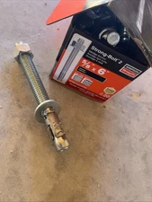 Simpson Strong Bolt 2 II Concrete Wedge Anchor 5/8" x 6" STB2-62600, 20 Count