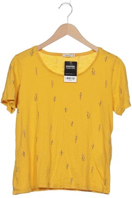 CECIL T-Shirt Damen Shirt Kurzärmliges Oberteil Gr. M Baumwolle Orange #am9t5ai