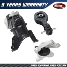 3Pcs Engine Motor &Transmission Mount For Honda Civic 1.8L 2012-2013 Auto Trans