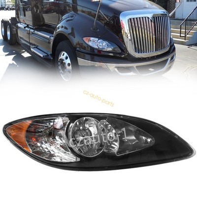 For 2008-2016 International ProStar Black Housing Headlight Right Side