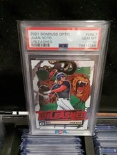 2021 Panini Donruss Optic Unleashed Juan Soto #UNL7 PSA Gem MT 10 Washington