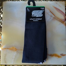 adidas Utility Stirrup Baseball Socks Team Navy Blue/White Size L