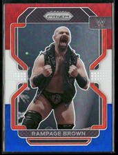 Rampage Brown 2022 Panini Prizm WWE Red, White and Blue #109 RC