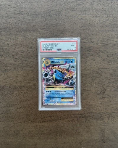 M Blastoise EX 22/108 Full Art Pokemon XY Evolutions Mega #22 MINT PSA 9