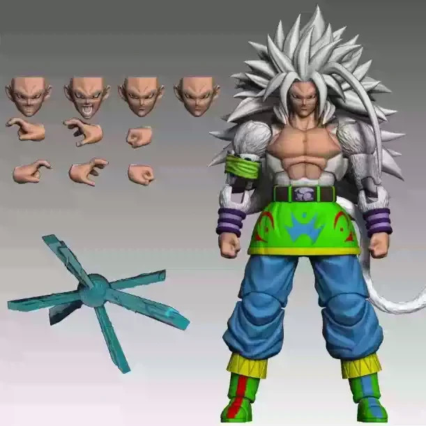 ガーベラ　孫悟空Ssj5 Black Hole Toys Super Saiyan ssj5 Son Goku 1/12 Scale Action