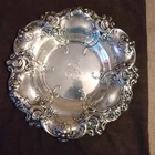 GORHAM ART NOUVEAUX ERA STERLING SILVER 11" FRUIT BOWL #818 B Monogram