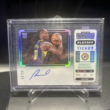 2022-23 Contenders - Bennedict Mathurin Variation Playoff Rookie Ticket Auto /99