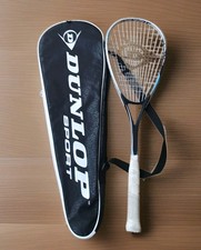 DUNLOP Squash Racket  XTREME T1 Blue, Black & Silver + DUNLOP SPORT Cover VGC