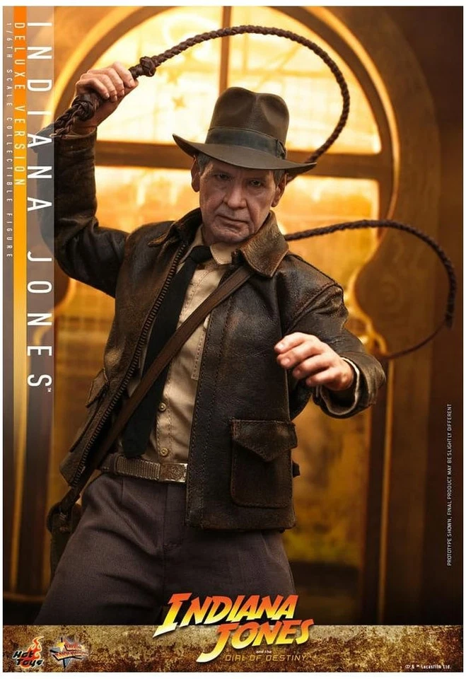 INDIANA JONES - Indiana Jones Deluxe Ver. 1/6 Action Figure 12" MMS717 Hot Toys - Immagine 3 di 4