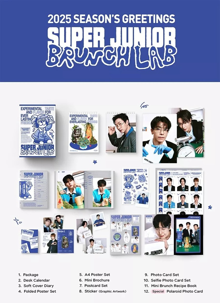 SUPER JUNIOR スーパージュニア Blu-ray グッズセット SUPER JUNIOR 2025 SEASON'S GREETINGS : SUPER JUNIOR | HMV&BOOKS