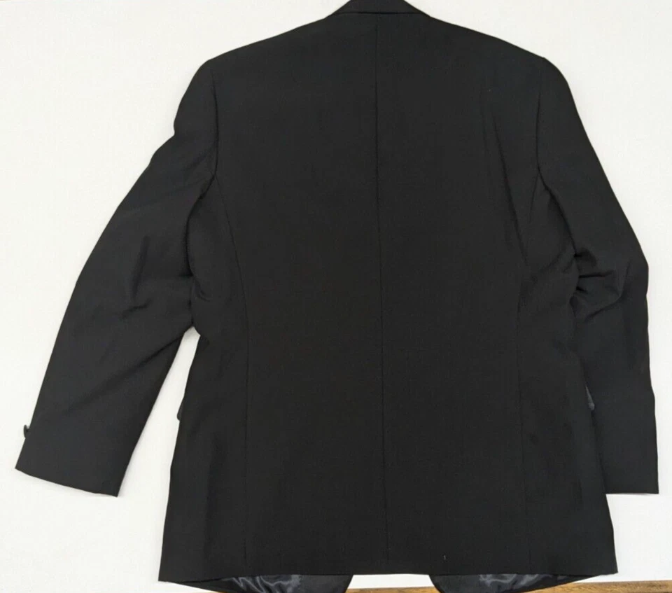 Neil Allyn Formal Wear Tuxedo Jacket 44L Pants 37 X 30 100% Polyester - Image 3 of 4