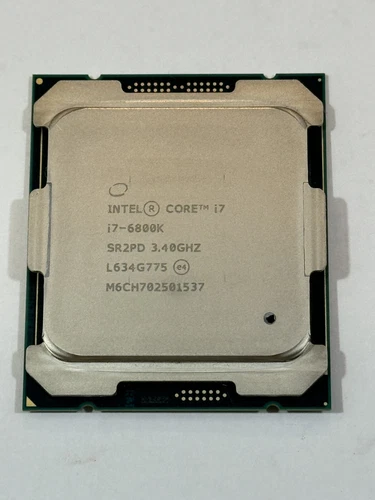 Intel i7-6800K 3.4 GHz Six-Core LGA2011 15M Cache up to 3.60 GHz CPU Processor - Picture 1 of 2
