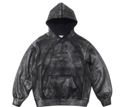 Supreme x MM6 Maison Margiela Foil Box Logo Hoodie Sweatshirt Size
