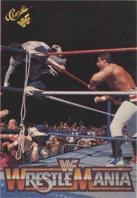 1990 Classic WWF The History of Wrestlemania - Davey Boy Smith #21 - 1 of 1