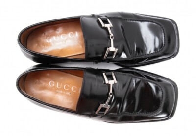 GUCCI Horsebit Leather Loafers Size 40E(K-125905) | eBay