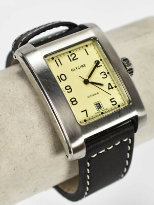 Amazing Rare Yellow Glycine Grand Carré Automatic New in Box