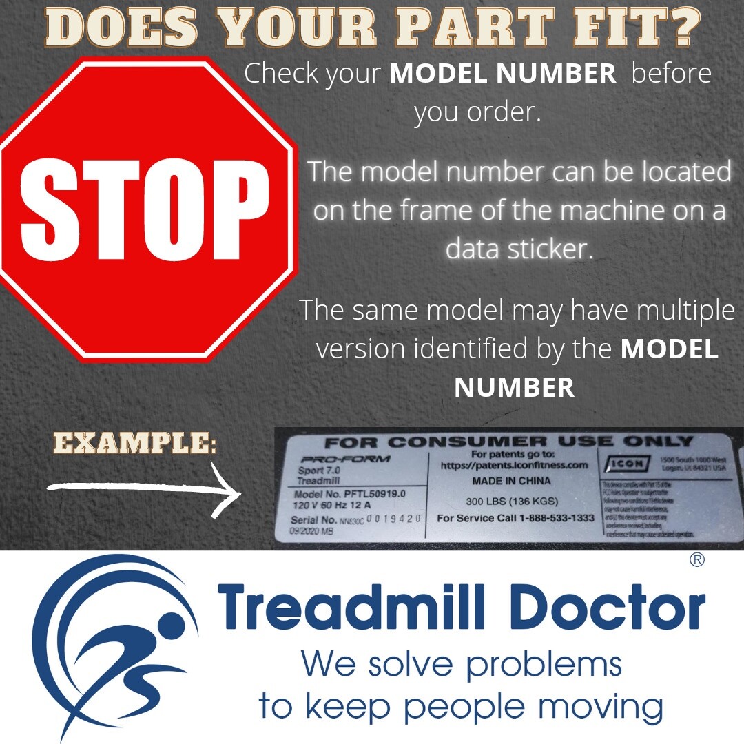PFTL609131 Proform 505 CST Treadmill Walking Belt Part Number 263241