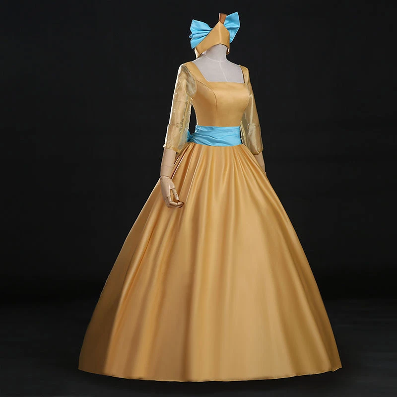 Anastasia princess party Yellow cosplay dress Lolita costume custom {@ - Photo 2/4