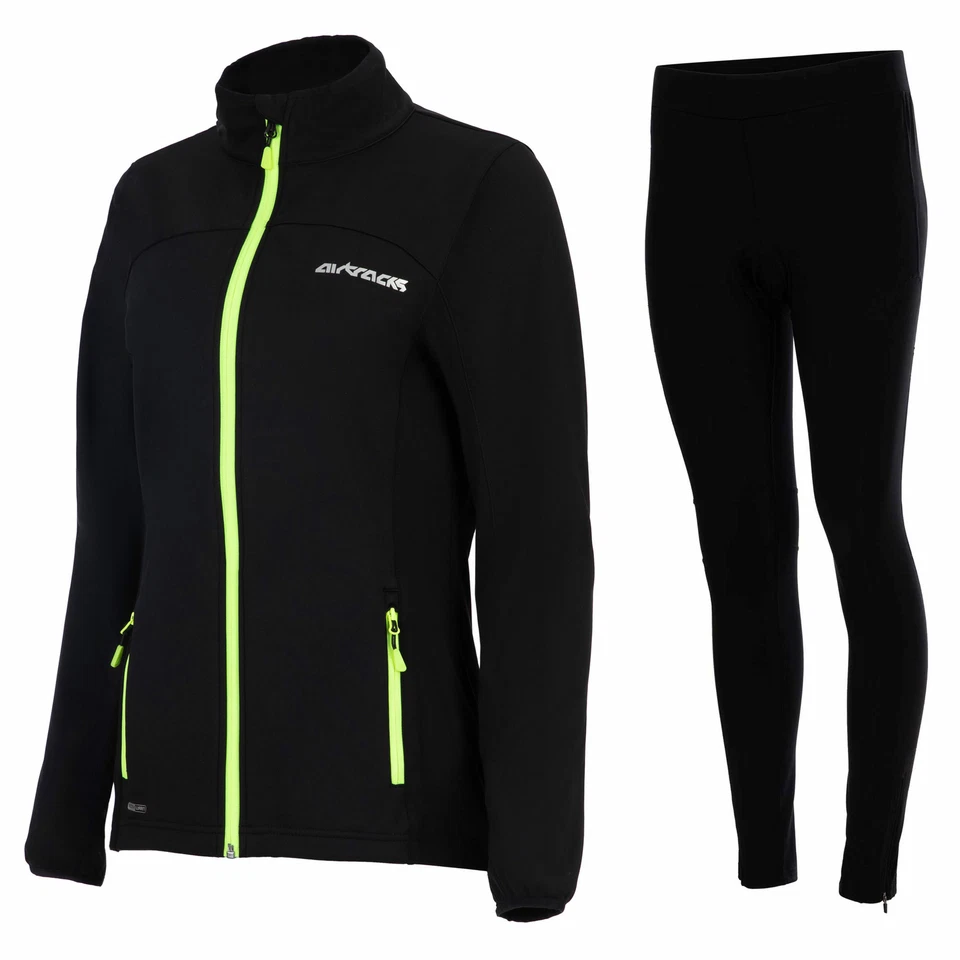 Airtracks Mujer Termo Jersey Set: Pantalones Ciclista + Chaqueta para Moto Pro - Imagen 3 de 4