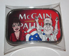 New Hot Buckles John McCain Palin Sarah Proud Cast Belt Buckle Red White Blue — photo 1