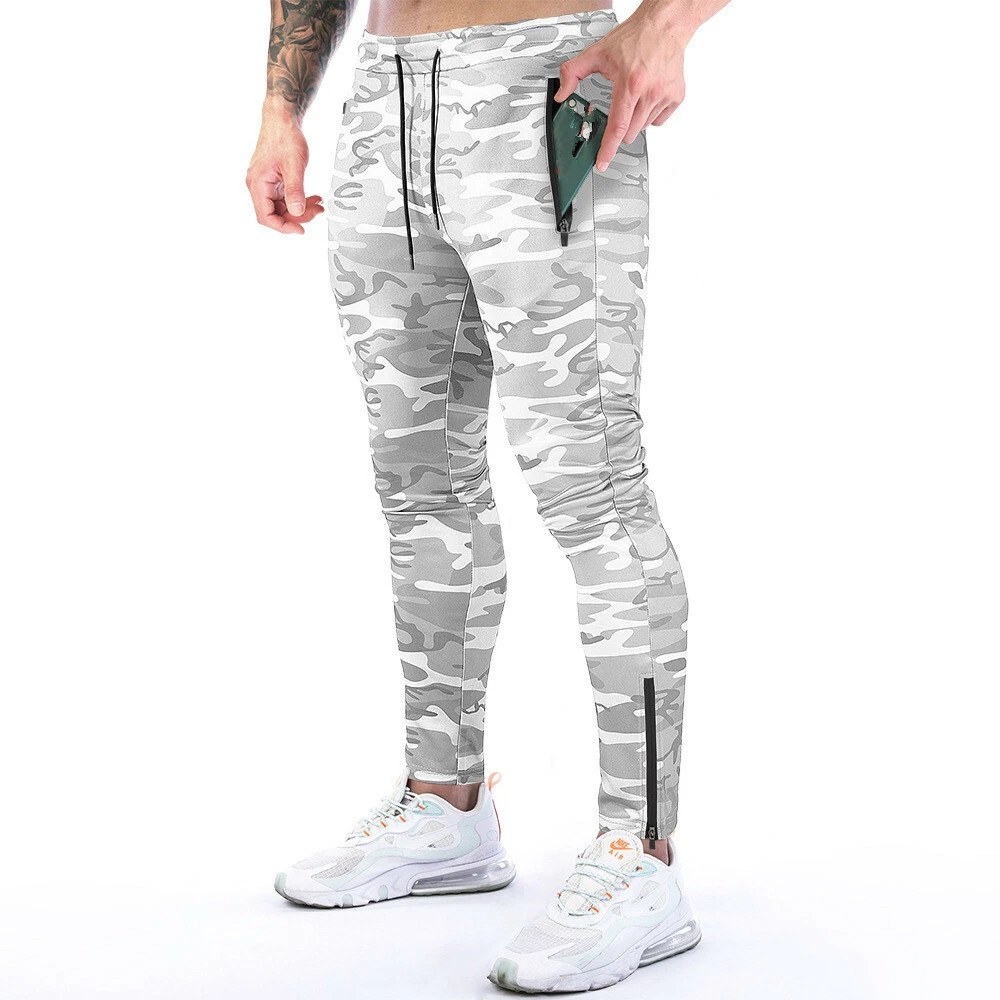 Mens Fitness Sweatpants Casual GYM Track Pants Jogger Sport Slim Trousers