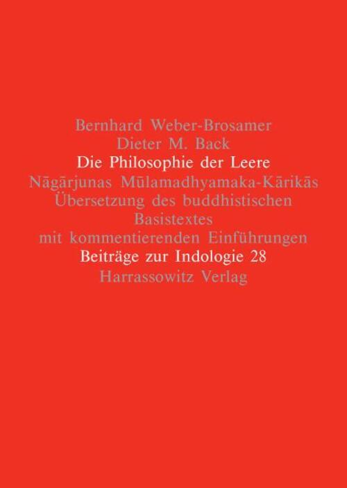 Thumbnail - Die Philosophie Der Leere | Bernhard Weber-brosamer (u. A.) | Deutsch