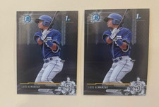 LUIS ALMANZAR - 2017 Bowman Chrome Prospects #BCP8 (2) Card LOT    FS