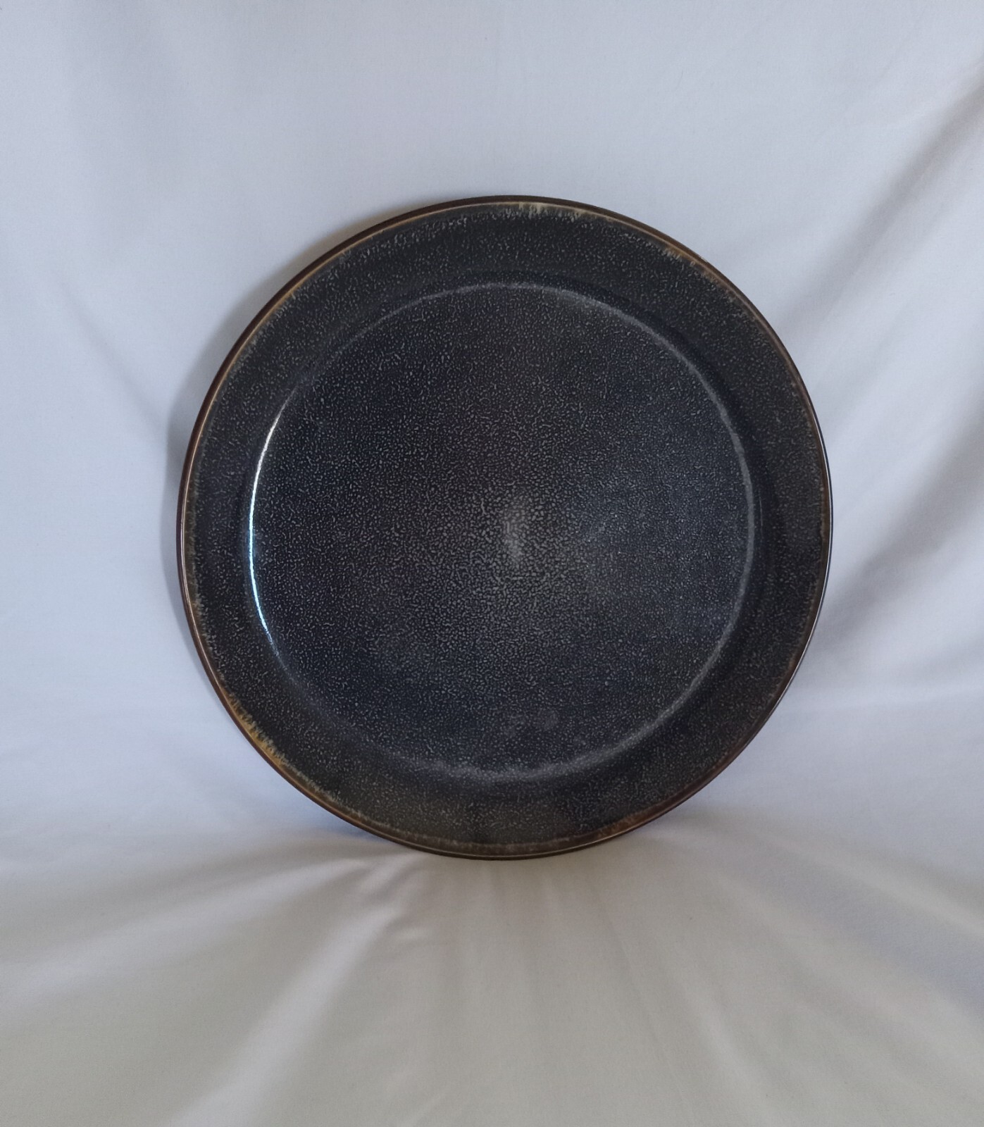 Better Homes & Garden Dinnerware Black Speckled Design Salad Plate 9