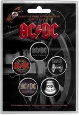 Image of AC/DC - For Those About To Rock - Official Licensed Button Badge Pack