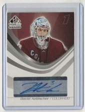 03-04 2003-04 SP Game Used Signers #SPSDA David Aebischer Colorado Avalanche AU