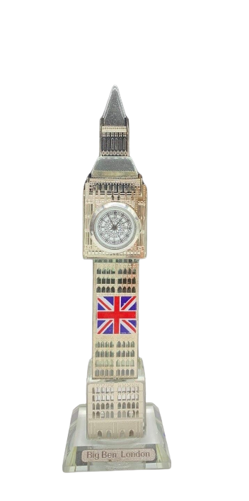 Orologio Crystal London Icon – Big Ben Con Luci LED Colorate, Souvenir Britannico Da Collezione Per Casa E Ufficio - 2