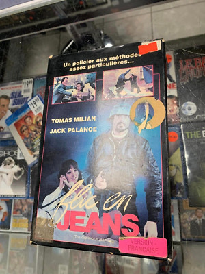 Flic en Jeans (The Cop in Blue Jeans) - VHS - Good FRENCH Français Québec RARE