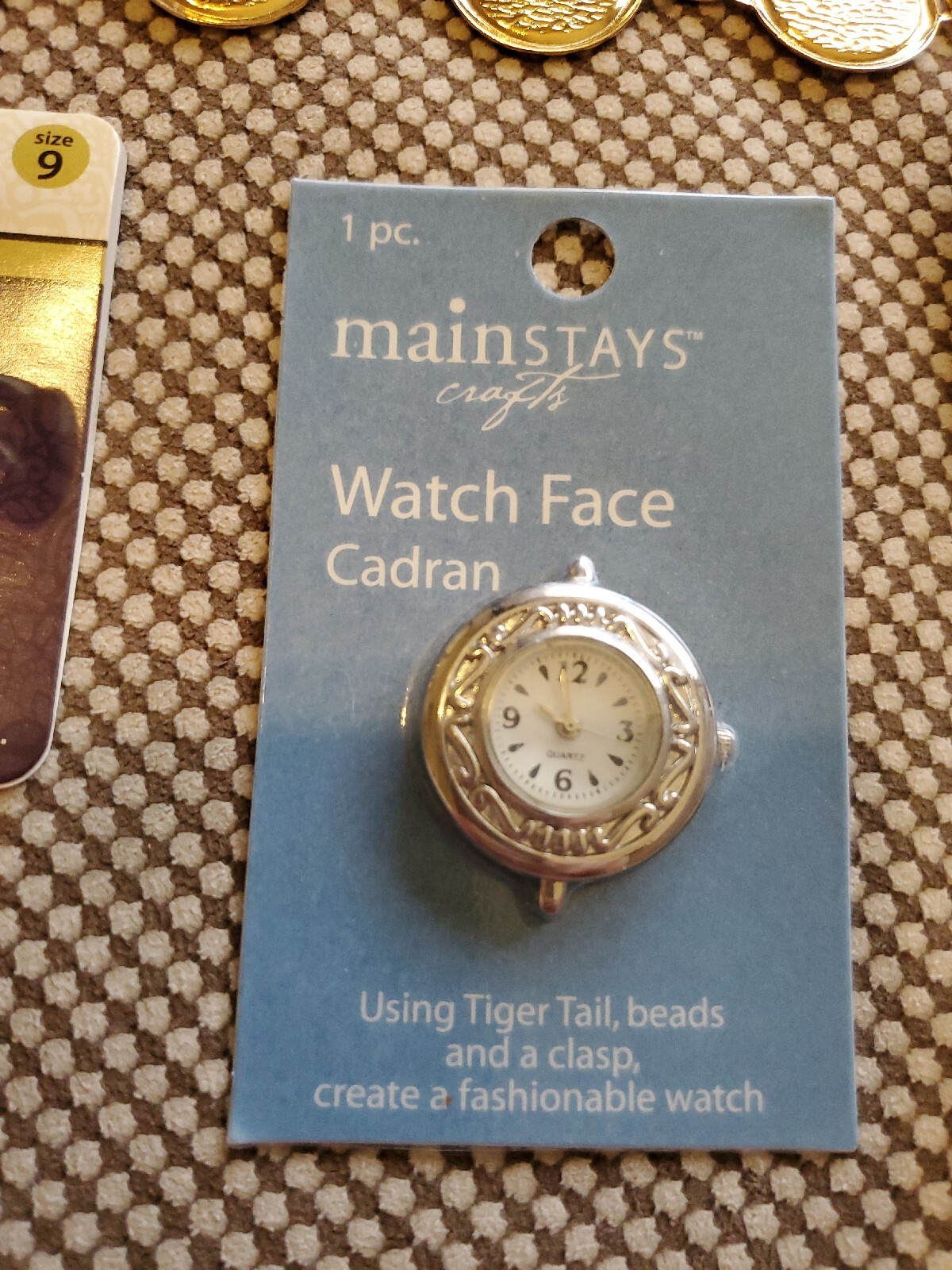 Jewelry Making Parts Lot Bracelet & Ring blanks, pin Backs & Watch Face