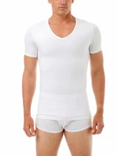 Mens Microfiber Concealer Compression V Neck T-Shirt MADE THE USA  UnderWorks