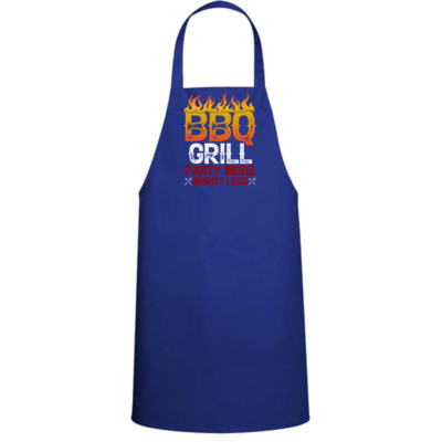 Party More, Worry Less BBQ Apron, Lightweight 30'' x 25'', Machine Washable
