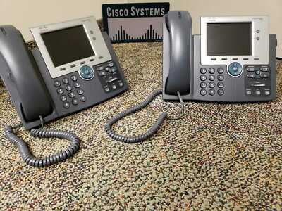 CISCO IP PHONE CP-7945G with NEW HANDSET / SIP or SCCP ** A Grade