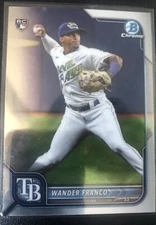 2022 Bowman Chrome Wander Franco Rookie Card RC #10 Tampa Bay Rays