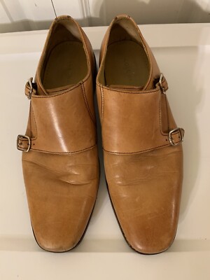 Cole Haan C12445 Mens 10M Giraldo Double Monk Strap Tan  display picture 2