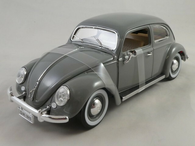 Bburago 1/18 フォルクスワーゲン・カーファー (1955) ビートル Burago BBurago Volkswagen Kafer Beetle Maggiolino Gray 1955