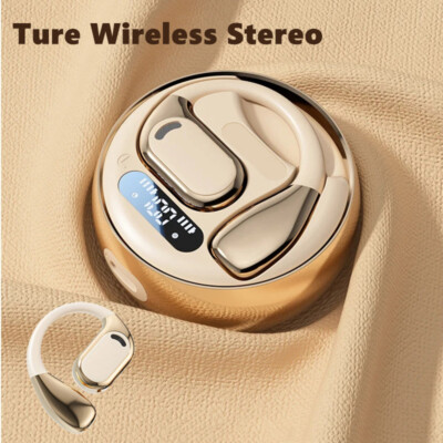 Bluetooth Ear-hook Earphone Earbud Samsung S24/S23/S22 Ultra iPhone 16/15/14/13