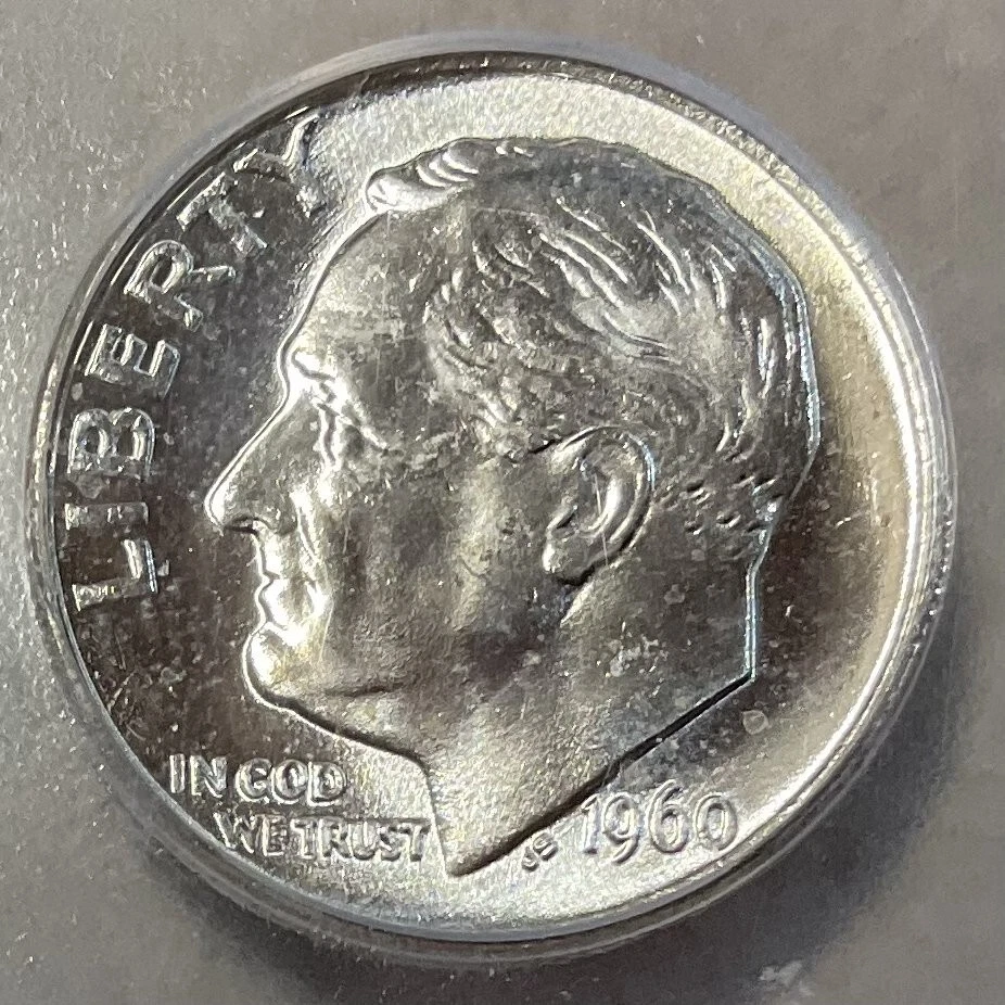 1960-P 10C Roosevelt Dime Ten Cent MS67 ICG Blast White Flawless Gem 67!!! - Image 2 of 4