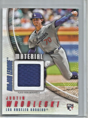 Justin Wrobleski 2025 Topps Player Worn Jersey Jersey | eBay